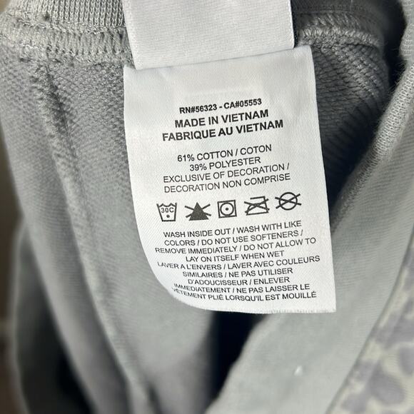 Nike Jogger Sweatpants Womens 2X Gray Cheetah Print Cuffed Lounge Athleisure - Picture 8 of 8